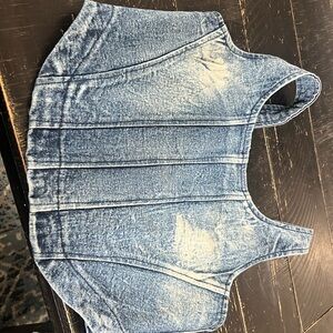 Jean bustier